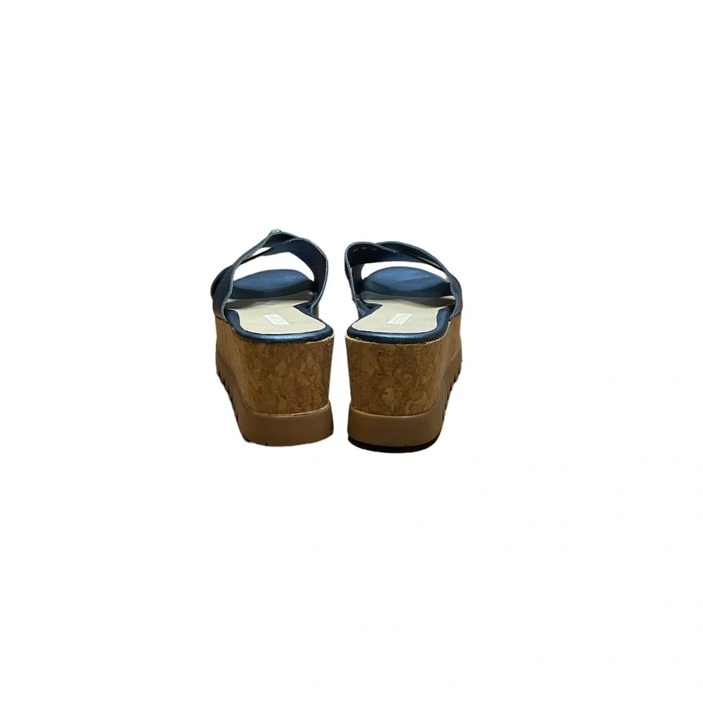 BOTTERO. Women Metalic Blue Slim plataforma size‎ 10